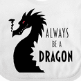 thumbnail image 4 of Inktastic Always Be a Dragon Boys or Girls Baby Bib, 4 of 4