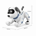 thumbnail image 4 of Range de Perros Inteligentes 5m Control de rango ROTOTO INFRARROJO MUSICA DINÁMICA ROBOT DE BAILE DOG WHITE, 4 of 7
