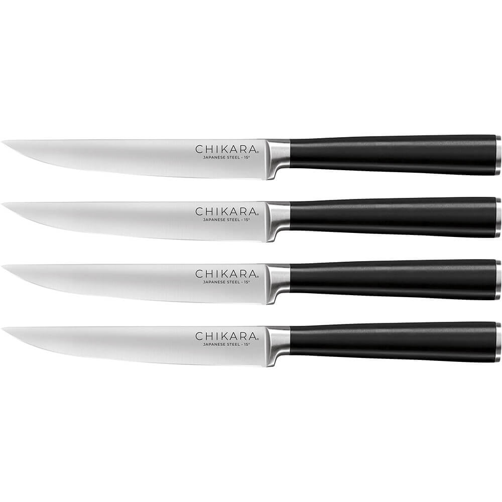 Ginsu 07104 4 Piece Chikara Steak Knife Set