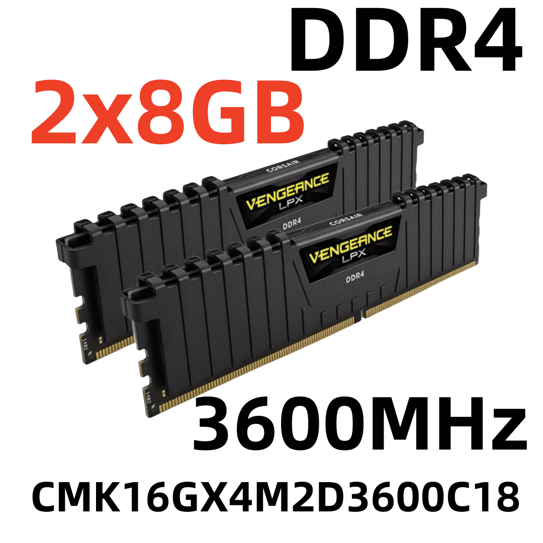 Corsair 32GB DDR4 3200MHz RAM Kit, 288-Pin DIMM, Aluminum