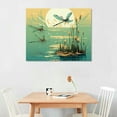 thumbnail image 2 of COMIO Busmko The Dragonfly Decor Posters Aesthetic Garden Art Giclee Canvas Contemporary Wall Art Vintage Paintings Knowledge Education Decoration for Kitchen Decorations Unframed, 2 of 4