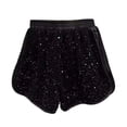 thumbnail image 5 of Byoo Party Sequin Shorts for Toddler Girl Elastic Waist High Rise Casual Shorts Kids Dance Soft Pants, 5 of 5