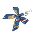 thumbnail image 5 of Unique Bargains 1 Pc Fashion Bow-knot Scarf Handbag Charm Bag Accessories Blue, 5 of 5