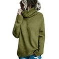 thumbnail image 1 of Sherrylily Fall Winter Women Sweaters Casual Turtleneck Long Sleeve Soft Knitted Pullover, 1 of 2