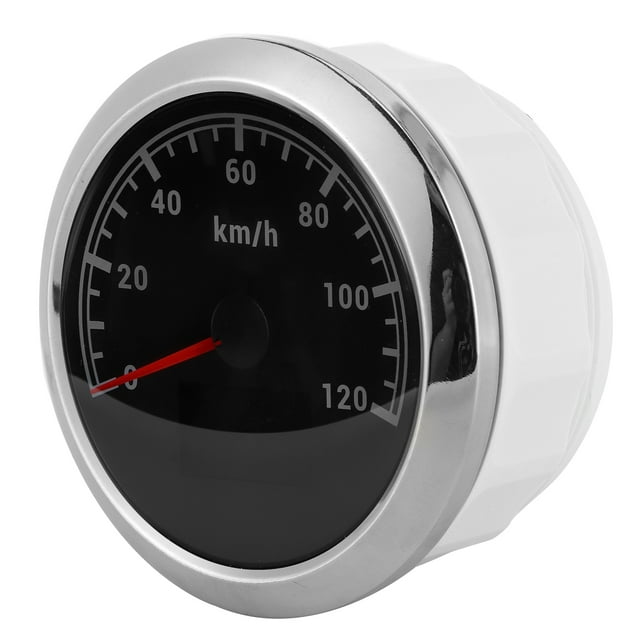 FLAMEEN Speedometer, 3 3/8in Odometer Dust‑proof For Ships/yachts/outboard Motors