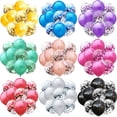 thumbnail image 4 of Namzi 50 globos rosas, globos premium de 30 cm para fiestas de cumpleaños, globos a granel para despedidas de soltera y decoración de fiestas de graduación., 4 of 4