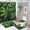 Cannabis Leaf 1, variant on Bathroom Rugs and Shower Curtain Sets, Cannabis Leaf Pattern Printed on Bathroom Curtain Sets with Rugs, Great for Master Bath Beach House Modern Home, 72 x 72 inches