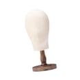 thumbnail image 3 of Bunblic Mannequin Head Multifunctional Hat Rack Standing Stand for Cap Salon Antique color short, 3 of 8
