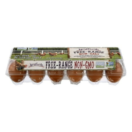 NestFresh Free-Range Large Brown Eggs, 24 Oz., 12 Count