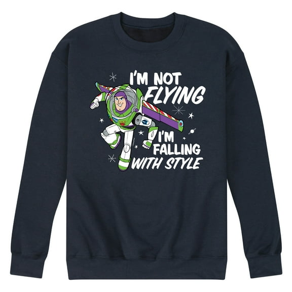 Toy Story - I'm Not Flying - Men's Crew Neck Fleece Pullover