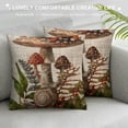 thumbnail image 3 of Qinduosi Cottagecore Room Decor Aesthetic - Fairycore Room Decor - Fall Room Decor - Mushroom Decor Throw Pillow Cover White, 3 of 5