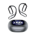 thumbnail image 1 of Touch Screen Earbuds,Over The Ear Earbuds,Intelligent Touch Screen Open Bluetooth Earphones,Q16Pro Wireless Open Ear Earbuds Bluetooth 5.4,Touch Screen Display,Noise Reduction for Workout (Black), 1 of 9