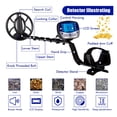 thumbnail image 2 of T11 Metal Detectors Professional Higher Accuracy Gold Detector Treasure Hunter LCD Display Coil Detecting ,Easy to Install, 2 of 5
