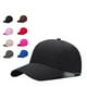 thumbnail image 5 of Unisex Sólido Casual En blanco Llanura Snapback Sombreros Hip-Hop Ajustable Bboy Gorra de béisbol para hombres Mujeres (Negro), 5 of 5