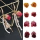 thumbnail image 3 of 2 Pares De De Mujer, Pendientes De Flor Seca, Fabricación De Collares, Hallazgos, 3 of 9