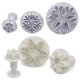 thumbnail image 1 of Moyic 6 piezas de molde de galleta de copo de nieve herramienta de bricolaje Fondant pastelería molde de plástico pastel azúcar-artesanía prensa Cocina y Comedor Moyic HA010107-00, 1 of 6