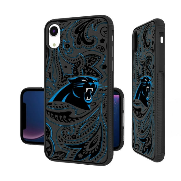 Carolina Panthers iPhone Paisley Design Bump Case