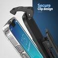 thumbnail image 2 of Encased Clear Case with Holster, Compatible with iPhone 14 PLUS Belt Clip - Protective Transparent Back Cover with Phone Holder (2022 Release), 2 of 10