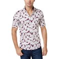 thumbnail image 1 of Camisa Michael Kors Julian Stretch Button Up para Hombre Blanca XX-Large, 1 of 1