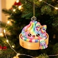 thumbnail image 2 of Glitter Acrylic Dumpling Squishies Ornament 2026 for Christmas Tree Decor, Cute Dumpling Christmas Hanging Xmas Tree Decor Gift for Family, 2 of 7
