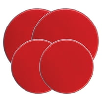 Range Kleen 5135 4 Pack Round Solid Red Burner Cover Set