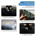 thumbnail image 2 of WOBOGO Merry Christmas Car Windshield Sunshades Autopilot Lightweight Accordion Sun Visor 53×23.5in, 2 of 8