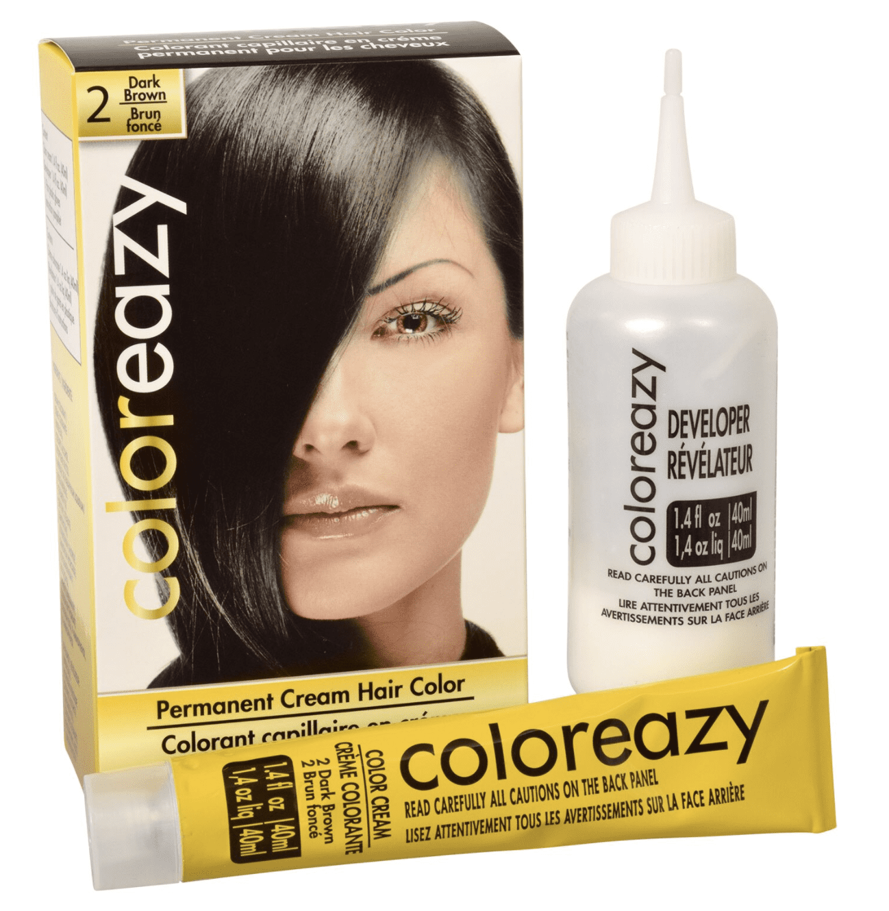 Hair Color Dark Brown Hair Color -  2 Application  fl oz /ea -  Permanent Cream Hair Color 