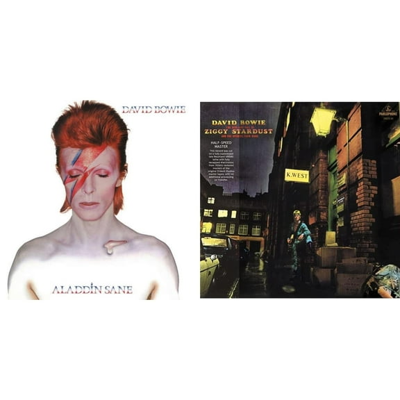 Aladdin Sane & Rise & Fall Of Ziggy Stardust & The Spiders From Mars (2012 Remaster/Half-Speed Master) [LP Vinyl Bundle]