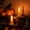 Beige01, variant on LED Flickering Candle 10 Inch Flameless Beige Tabletop Decor for Halloween Thanksgiving Christmas Small