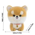 thumbnail image 3 of Gallickan Stuffed Dog Puppy Toy, Dog Plush Toy Soft Stuffed Animal Pillow Birthday Gift Cute Dog Ornaments Decoration Desktop Prop, 18cm/7 inch, C, 3 of 6