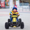 thumbnail image 3 of Costway Go Kart Kids Ride On Car Pedal Powered Car 4 Wheel Racer Toy Stealth Outdoor, 3 of 8