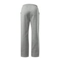 thumbnail image 4 of Wide Leg Sweatpants Women Casual High Waist Baggy Sweat Pants Y2k Cute Loose Lounge Outfits with Pockets Light Gray L, 4 of 4