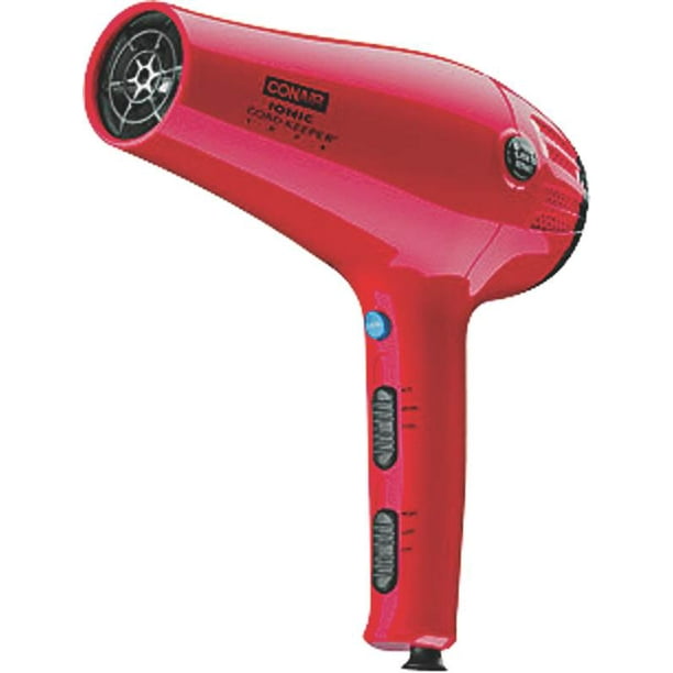 Conair 209R Ionic Ceramic Cord Keeper Hair Dryer, 1875 W, Retractable