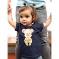 thumbnail image 2 of Cute Teddy Bear With Honey T-Shirt Infant -Image by Shutterstock,  6 Months, 2 of 4