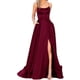 thumbnail image 1 of Vestido de dama de honor de color sólido, vestido largo, adelgazante, sin hombros, vestido de noche de dama de honor de moda para novia, 1 of 5