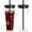 Black, variant on 24oz Tumbler with Lid and Straw, Leak-Proof Double Wall Insulated Reusable Plastic Travel Cup for Iced Coffee, White, Set of 2