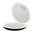 thumbnail image 3 of Impressions Vanity Hello Kitty Swirl Lighted Compact Mirror with 3X Magnification (Pink), 3 of 6