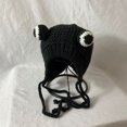 thumbnail image 3 of Opolski Cap Frog Shape Children Durable Kid Knitted Beanie for Autumn Winter, 3 of 8