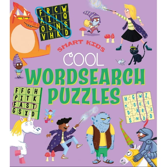 Smart Kids! Cool Puzzles de Recherche de Mots: Plus de 50 Puzzles