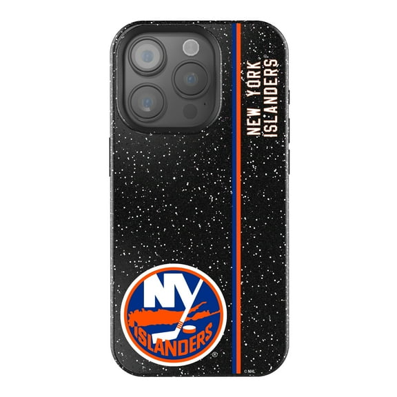 Keyscaper Black New York Islanders Sidebar Bling iPhone Case