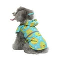 thumbnail image 3 of TIELUTT Pet Raincoat Large and Small Dog Raincoat Reflective Stripes Cartoon Animal Pattern Pet Dog Wet Suits Greyhound Jacket Hats for Small Dogs Female Ruff Wear Small Dog Calming Vest, 3 of 8
