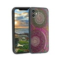 thumbnail image 1 of Compatible with iPhone 12 Phone Case, Mandala-5 Case Men Women, Flexible Silicone Shockproof Case for iPhone 12, 1 of 1