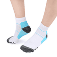 thumbnail image 3 of 15-20mmHg Elastic Pressure Compression Ankle Socks Men Women Trail Running Cycling Sports Socks, 2 Pairs, 3 of 7