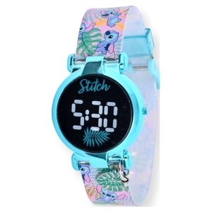 Disney Lilo & Stitch Kids LED Watch with Charm