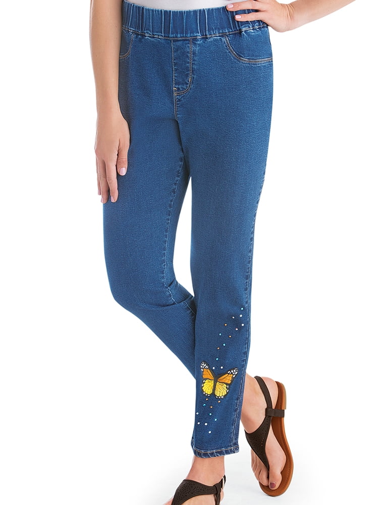 jeans with elastic ankles