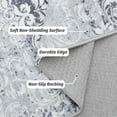 thumbnail image 3 of Living Room Rug 8x10 Washable, Soft Vintage Damask Distressed Large Area Rugs for Bedroom Boho Abstract Indoor Floor Carpet, Low Pile Non-Slip, Grey, 3 of 6