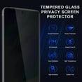thumbnail image 5 of ZYQEEE 2 Pack Privacy Screen Protector for Samsung Galaxy S21 FE 6.4", Anti-Spy Tempered Glass, Bubble-Free, Easy Install, 5 of 11