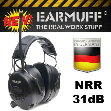 31dB WIRELESS HEADPHONES Digital AM FM Radio MP3 iPod Aux Protection Ear