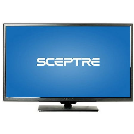 SCEPTRE X322BV-HDR 32" LED Class 720P HDTV with ultra slim metal brush bezel, 60Hz with Optional Accessories
