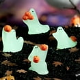 thumbnail image 6 of Halloween Luminous Mini Figures, Glow in The Dark Tiny Resin Miniatures for Party Favors, Bag Fillers, Garden, Dollhouse Decor (White) 1.49x1.25", 6 of 7